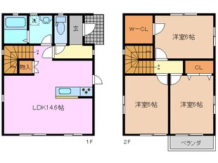 伊藤様戸建賃貸住宅の物件間取画像